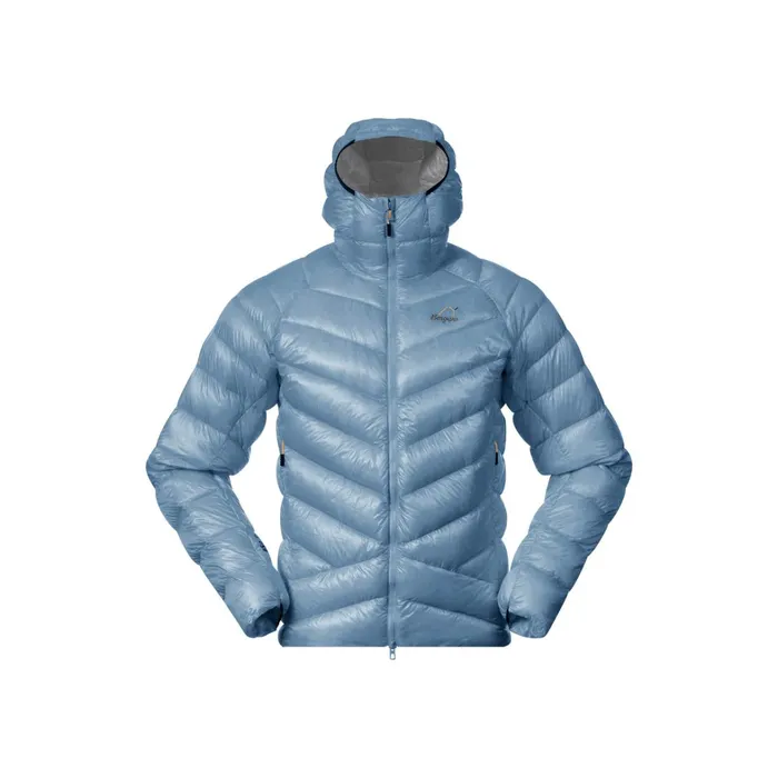 Bergans Of Norway Down Jackets Y Lightline Weightless Down Jacket Hood Elemental Blue 8211 Men