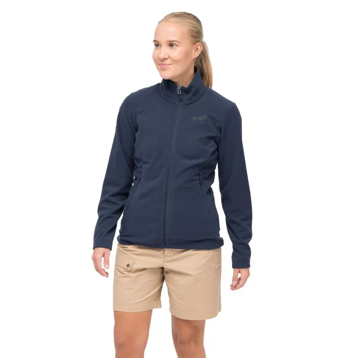 Bergans Of Norway Fleece Finnsnes Fleece W Jacket Navy Blue 8211 Women