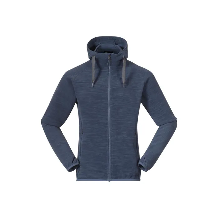 Bergans Of Norway Fleece Hareid Fleece Jacket Granite Blue 8211 Men