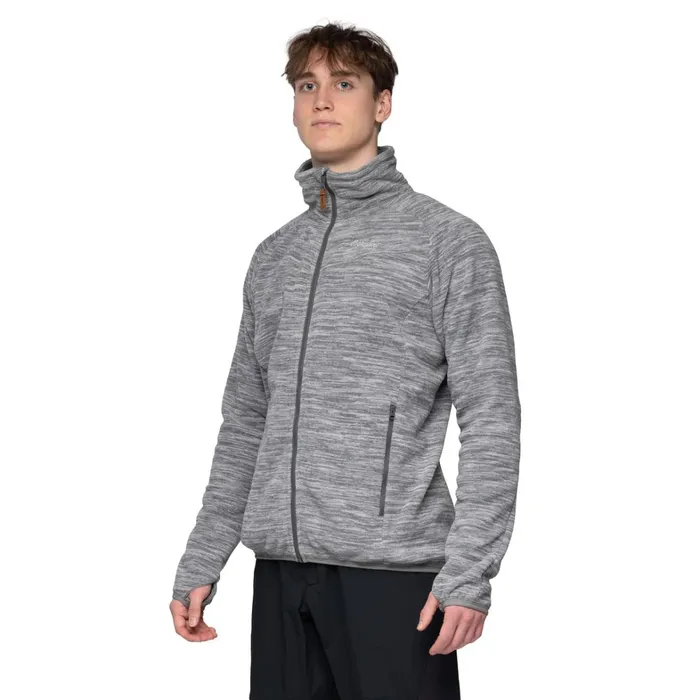 Bergans Of Norway Fleece Hareid Fleece Jacket Nohood Aluminium 8211 Men