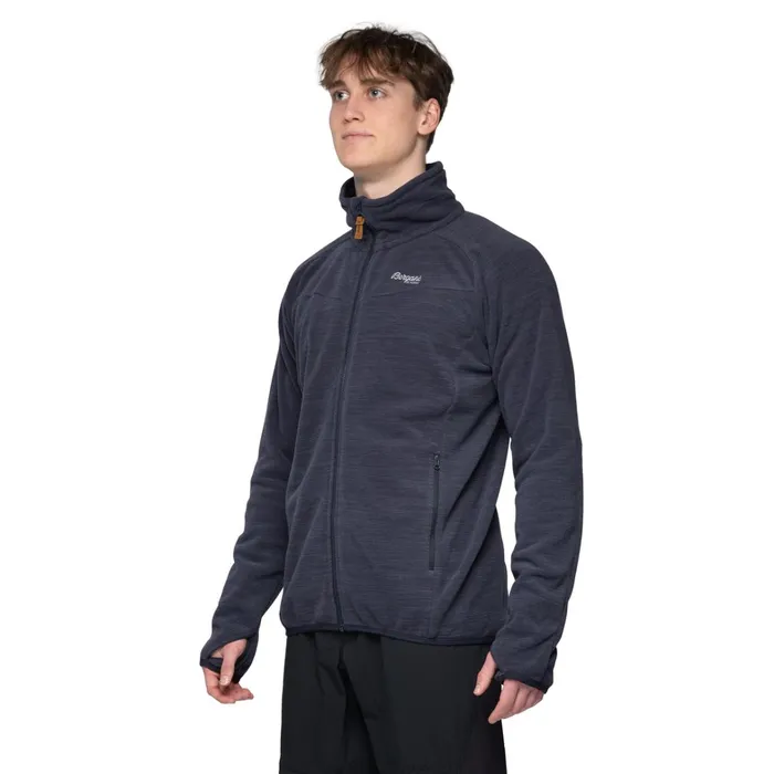 Bergans Of Norway Fleece Hareid Fleece Jacket Nohood Dark Navy 8211 Men