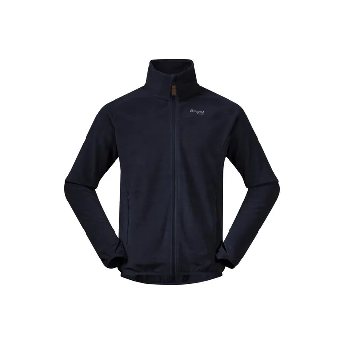 Bergans Of Norway Fleece Hareid Fleece Jacket Nohood Dark Navy 8211 Men