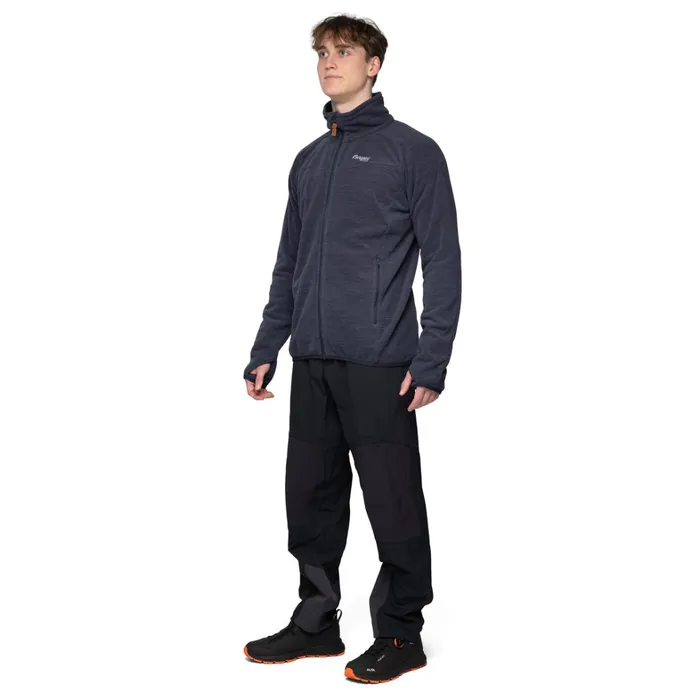 Bergans Of Norway Fleece Hareid Fleece Jacket Nohood Dark Navy 8211 Men