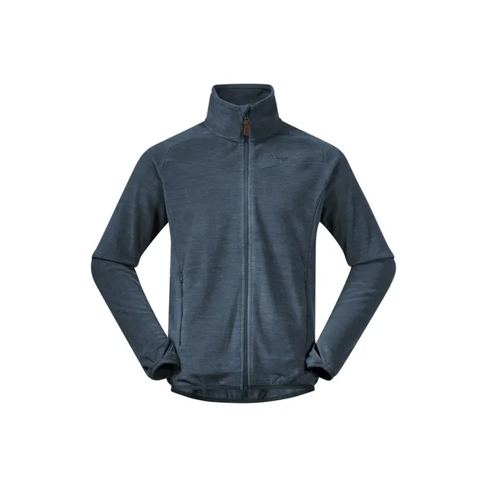 Bergans Of Norway Fleece Hareid Fleece Jacket Nohood Orion Blue 8211 Men