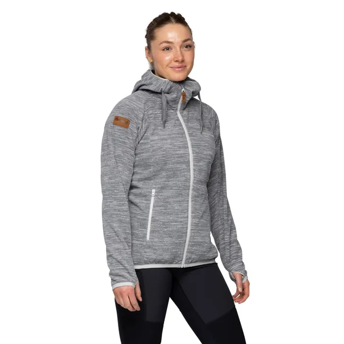 Bergans Of Norway Fleece Hareid Fleece W Jacket Aluminium 8211 Women