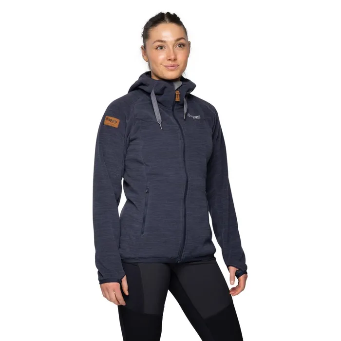Bergans Of Norway Fleece Hareid Fleece W Jacket Dark Navy 8211 Women