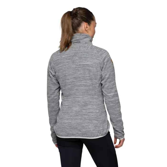 Bergans Of Norway Fleece Hareid Fleece W Jacket Nohood Aluminium 8211 Women