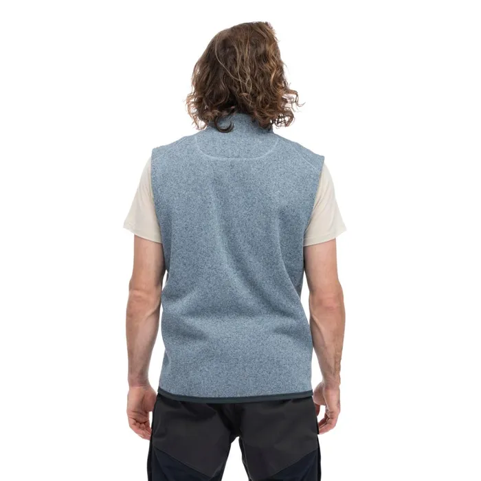 Bergans Of Norway Fleece Kamphaug Knitted Vest Husky Blue 8211 Men