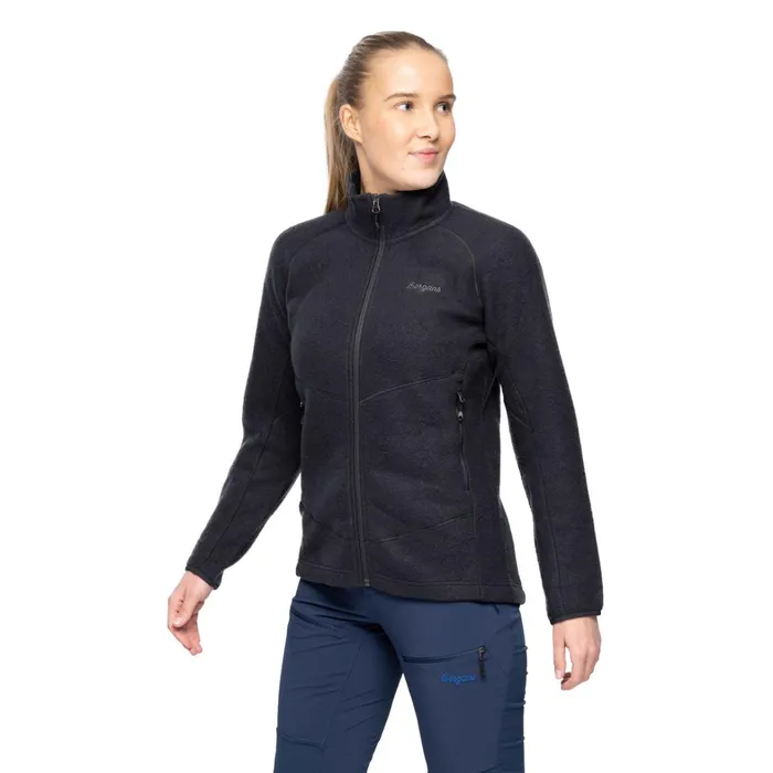 Bergans Of Norway Fleece Rabot Merino Fleece Midlayer Jacket Dark Shadow Grey 8211 Women
