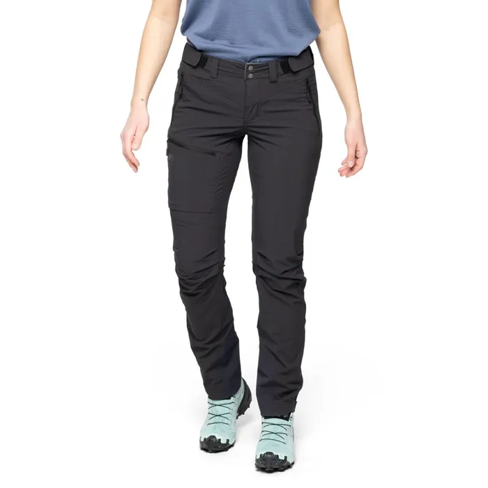 Bergans Of Norway Hiking Pants Breheimen Softshell W Pants Black Solid Charcoal 8211 Women