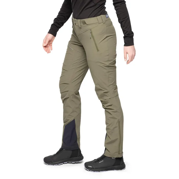 Bergans Of Norway Hiking Pants Breheimen Softshell W Pants Dark Green Mud 8211 Women