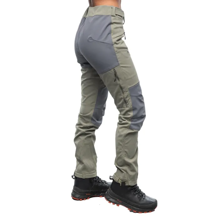 Bergans Of Norway Hiking Pants Fjorda Trekking Hybrid W Pants Green Mud Solid Dark Grey 8211 Women