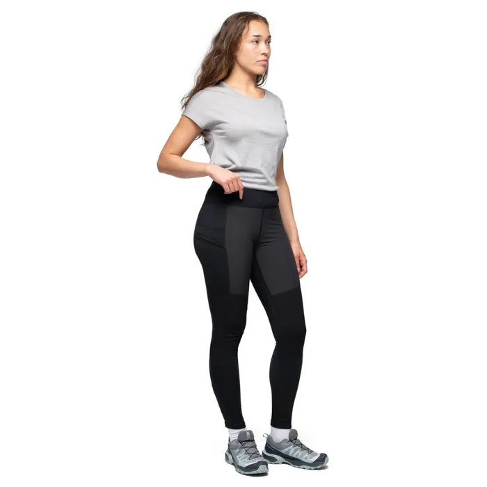 Bergans Of Norway Hiking Pants Flyen Outdoor Tights Black 8211 Women