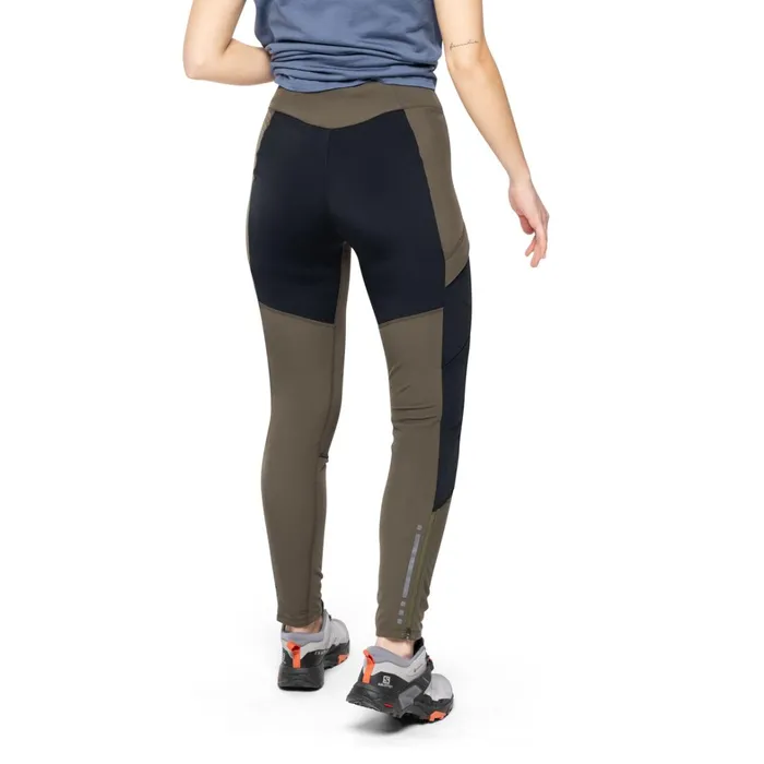 Bergans Of Norway Hiking Pants Flyen Winter Tights Dark Green Mud Black 8211 Women