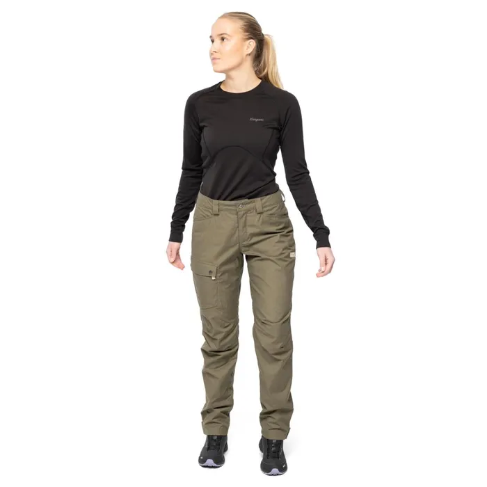 Bergans Of Norway Hiking Pants Nordmarka Leaf Light Pants Green Mud 8211 Women