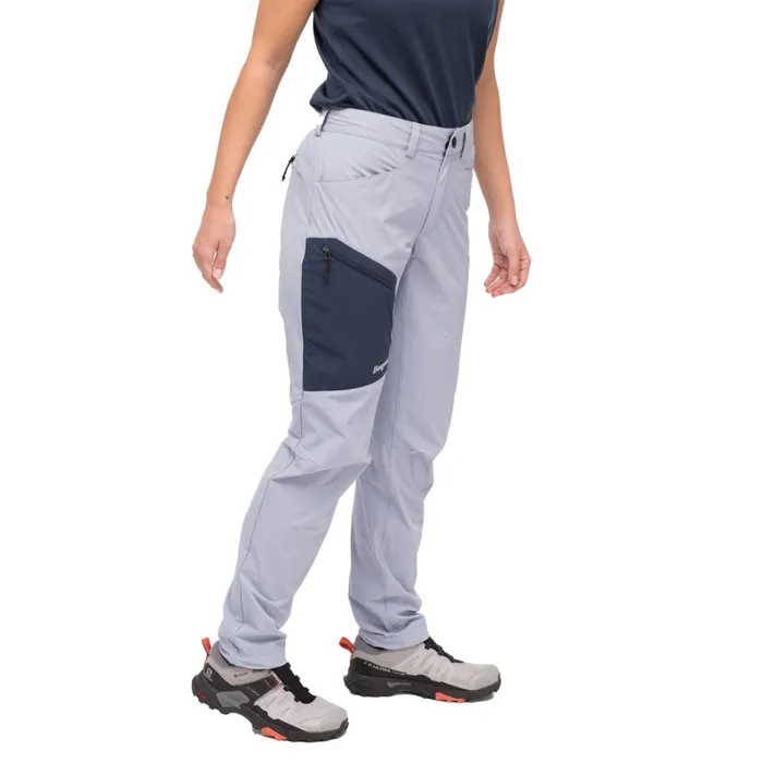 Bergans Of Norway Hiking Pants Vaagaa Light Softshell Pants Husky Blue Navy Blue 8211 Women