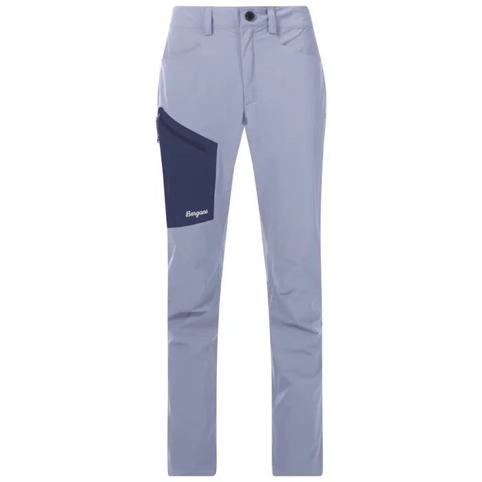Bergans Of Norway Hiking Pants Vaagaa Light Softshell Pants Husky Blue Navy Blue 8211 Women