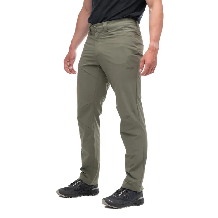 Bergans Of Norway Hiking Pants Vandre Light Softshell Pants Greenmud 8211 Men
