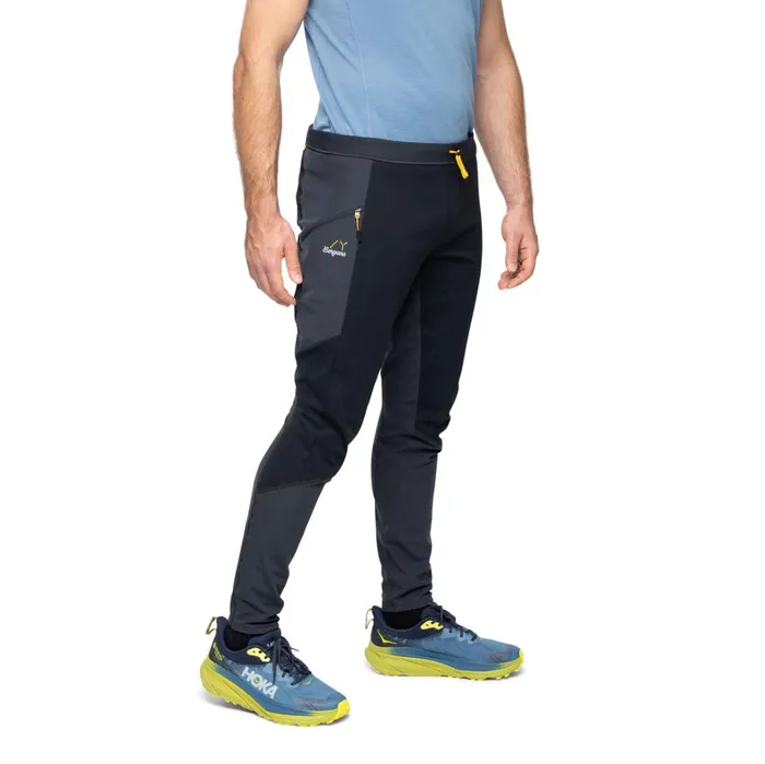 Bergans Of Norway Hiking Pants Y Lightline Fast Winter Tights Dark Shadow Grey Black 8211 Men