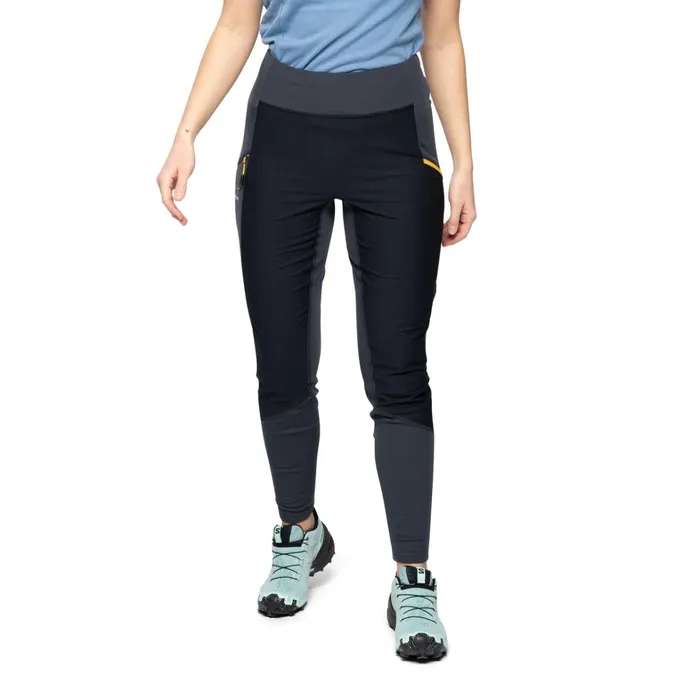 Bergans Of Norway Hiking Pants Y Lightline Fast Winter Tights Dark Shadow Grey Black 8211 Women