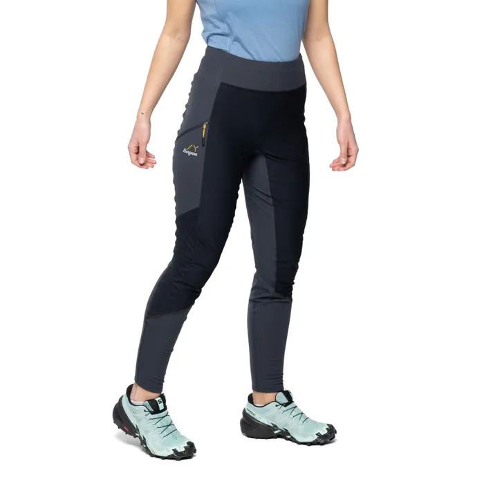 Bergans Of Norway Hiking Pants Y Lightline Fast Winter Tights Dark Shadow Grey Black 8211 Women