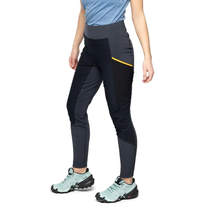 Bergans Of Norway Hiking Pants Y Lightline Fast Winter Tights Dark Shadow Grey Black 8211 Women