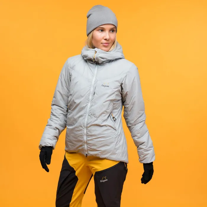 Bergans Of Norway Insulation Y Mountainline Insulated Windbreaker Jacket Pearl Grey 8211 Women