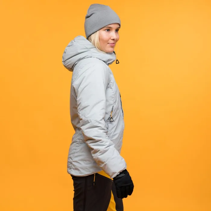 Bergans Of Norway Insulation Y Mountainline Insulated Windbreaker Jacket Pearl Grey 8211 Women