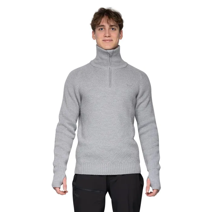 Bergans Of Norway Jumpers And Long Sleeves Ulriken Jumper Magnesium Grey 8211 Men