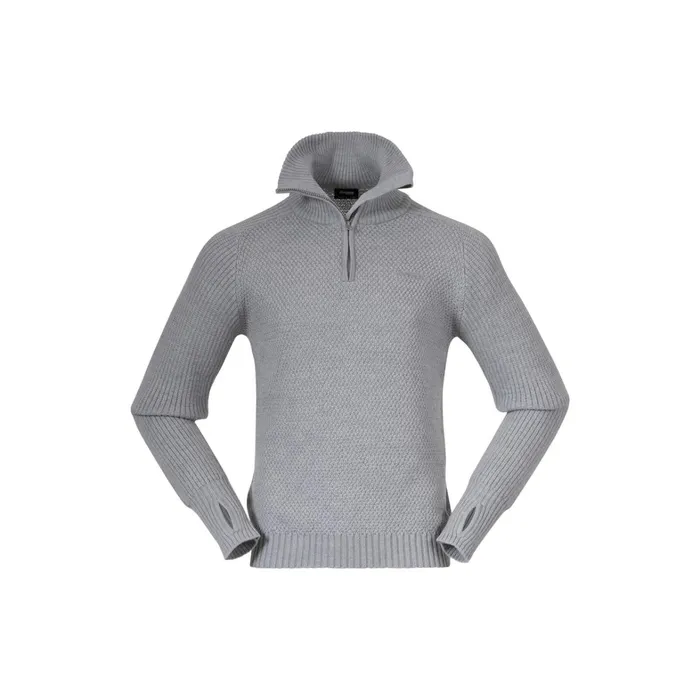 Bergans Of Norway Jumpers And Long Sleeves Ulriken Jumper Magnesium Grey 8211 Men