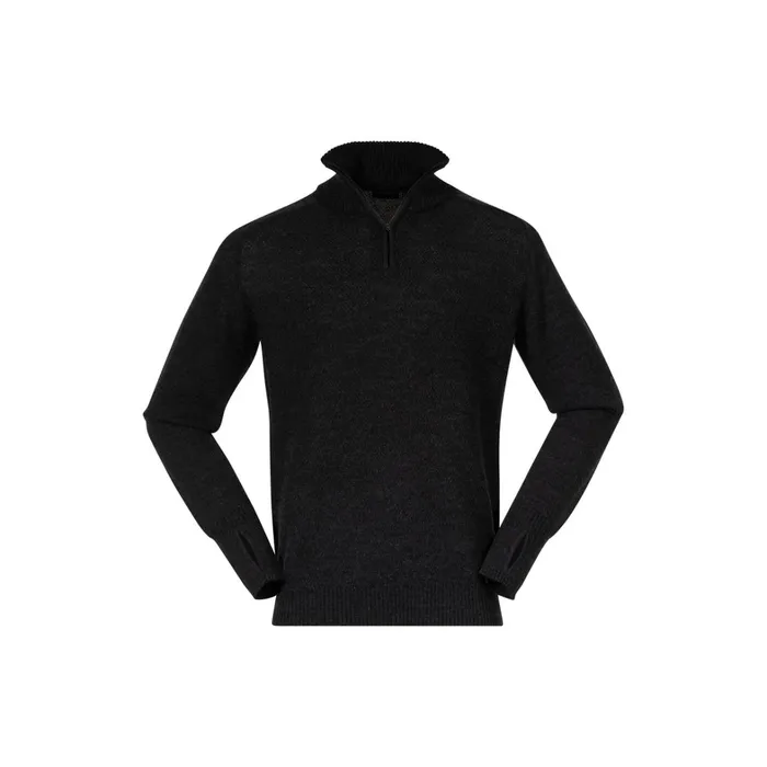 Bergans Of Norway Jumpers And Long Sleeves Ulriken Light Merino Jumper Dark Shadow Grey 8211 Men