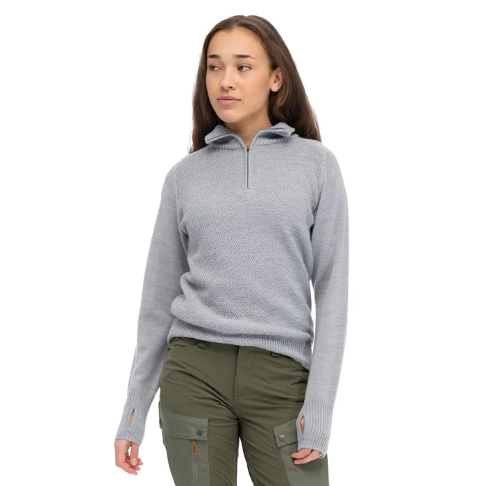 Bergans Of Norway Jumpers And Long Sleeves Ulriken Light Merino Jumper Magnesium Grey 8211 Women Bergans Of Norway Jumpers And Long Sleeves Ulriken Light Merino Jumper Magnesium Grey 8211 Women