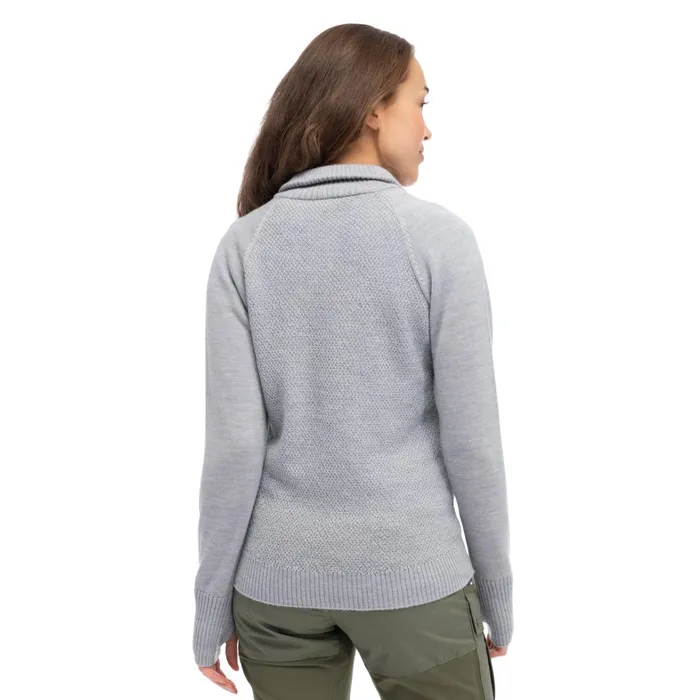 Bergans Of Norway Jumpers And Long Sleeves Ulriken Light Merino Jumper Magnesium Grey 8211 Women