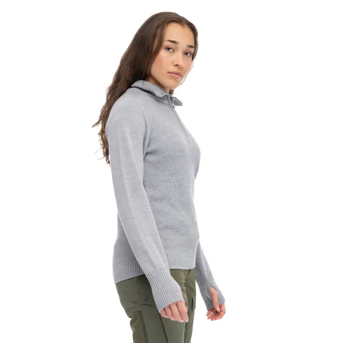 Bergans Of Norway Jumpers And Long Sleeves Ulriken Light Merino Jumper Magnesium Grey 8211 Women