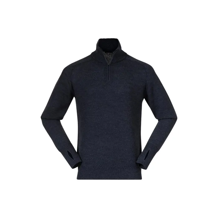 Bergans Of Norway Jumpers And Long Sleeves Ulriken Light Merino Jumper Orion Blue 8211 Men