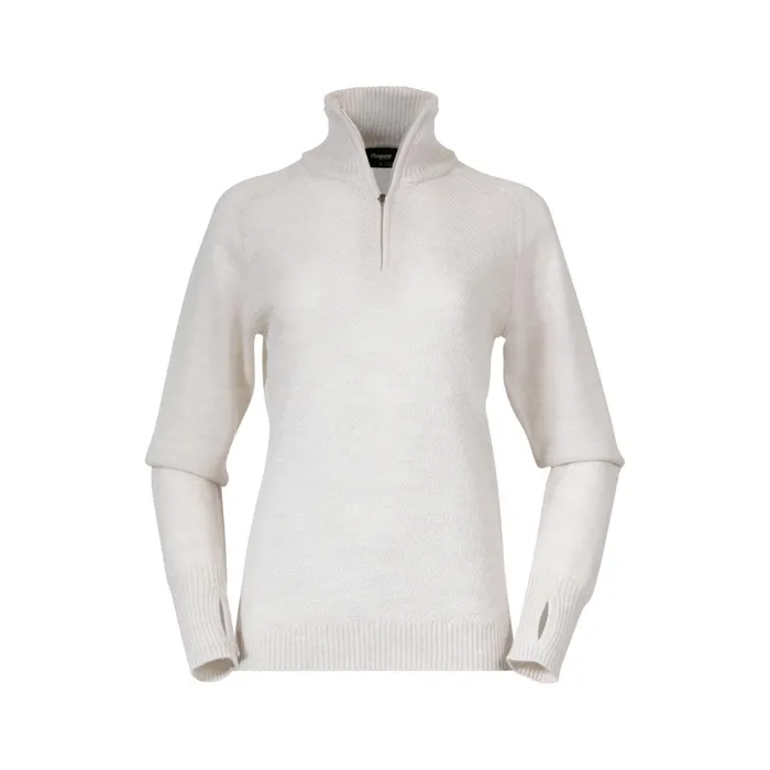 Bergans Of Norway Jumpers And Long Sleeves Ulriken Light Merino Jumper Vanilla White 8211 Women
