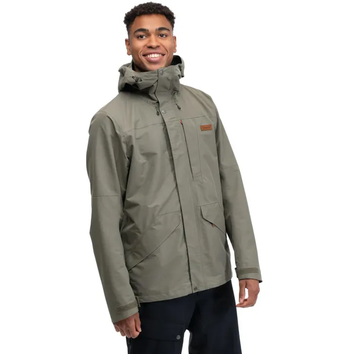 Bergans Of Norway Shell Jackets Nordmarka 2l Shell Jacket Green Mud 8211 Men