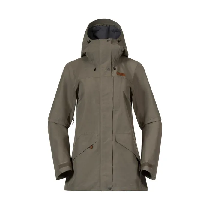 Bergans Of Norway Shell Jackets Nordmarka 2l Shell Jacket Green Mud 8211 Women