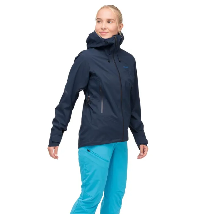 Bergans Of Norway Shell Jackets Rabot Allround 3l Shell Jacket Navy Blue 8211 Women