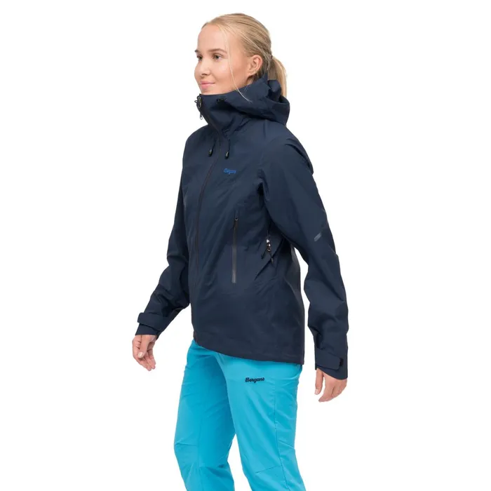 Bergans Of Norway Shell Jackets Rabot Allround 3l Shell Jacket Navy Blue 8211 Women