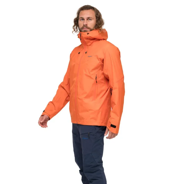 Bergans Of Norway Shell Jackets Rabot Light 3l Shell Jacket Alert Orange 8211 Men