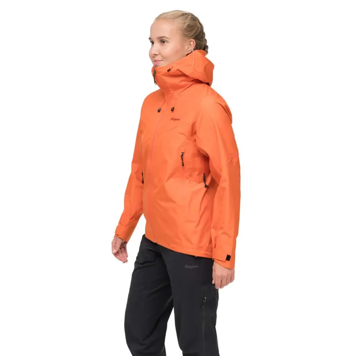 Bergans Of Norway Shell Jackets Rabot Light 3l Shell Jacket Alert Orange 8211 Women