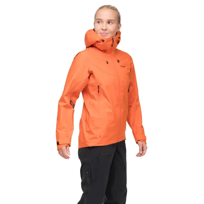 Bergans Of Norway Shell Jackets Rabot Light 3l Shell Jacket Alert Orange 8211 Women