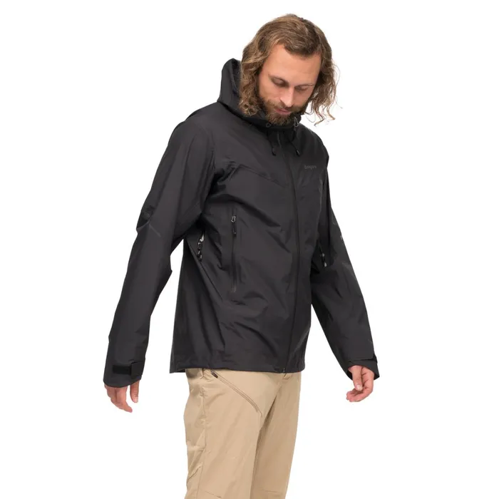 Bergans Of Norway Shell Jackets Rabot Light 3l Shell Jacket Black 8211 Men