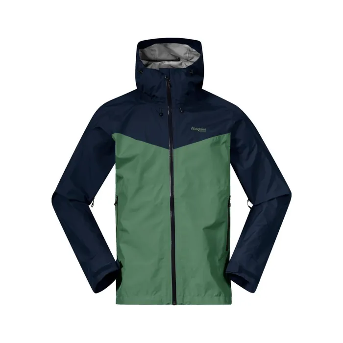 Bergans Of Norway Shell Jackets Skar Light 3l Shell Jacket Dark Jade Green Navy Blue 8211 Men