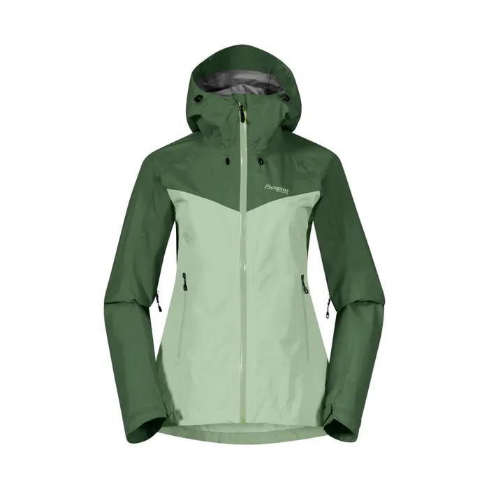 Bergans Of Norway Shell Jackets Skar Light 3l Shell Jacket Light Jade Green Dark Jade Green 8211 Women