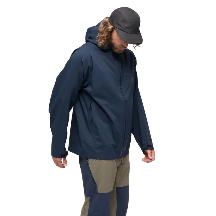 Bergans Of Norway Shell Jackets Vaagaa Allround 3l Shell Jacket Navy Blue 8211 Men