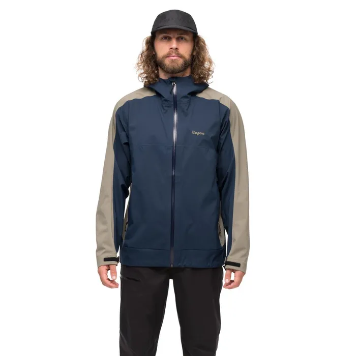 Bergans Of Norway Shell Jackets Vaagaa Allround 3l Shell Jacket Navy Blue Greenmud 8211 Men Bergans Of Norway Shell Jackets Vaagaa Allround 3l Shell Jacket Navy Blue Greenmud 8211 Men
