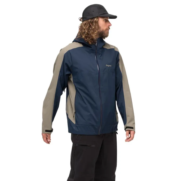 Bergans Of Norway Shell Jackets Vaagaa Allround 3l Shell Jacket Navy Blue Greenmud 8211 Men