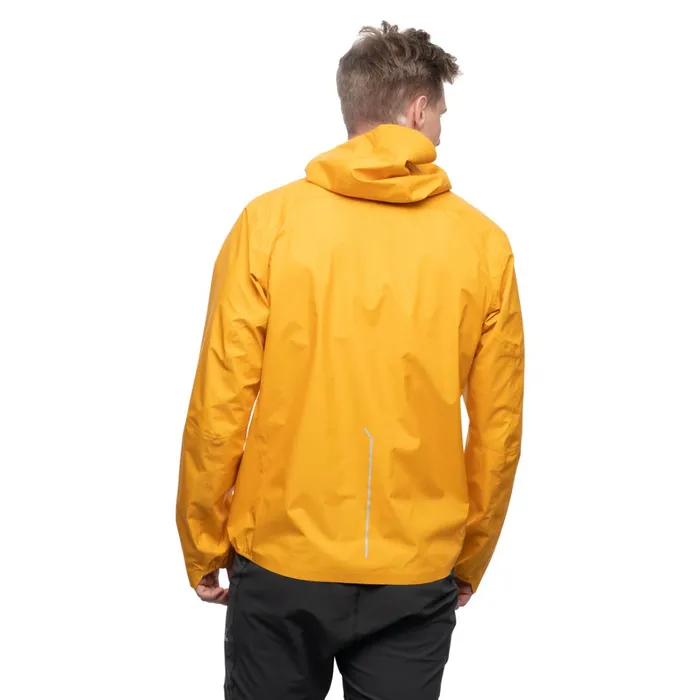 Bergans Of Norway Shell Jackets Y Lightline Air 3l Shell Jacket Mango Yellow Dark Shadow Grey 8211 Men
